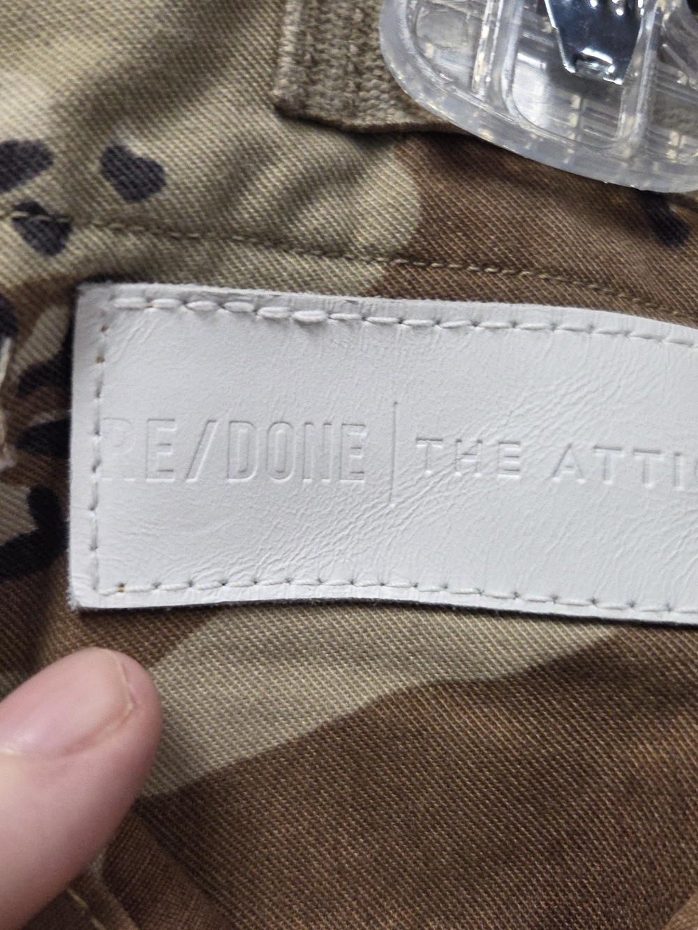 Re/Done Beige Desert Camo Mini Skirt - Picture 5 of 6